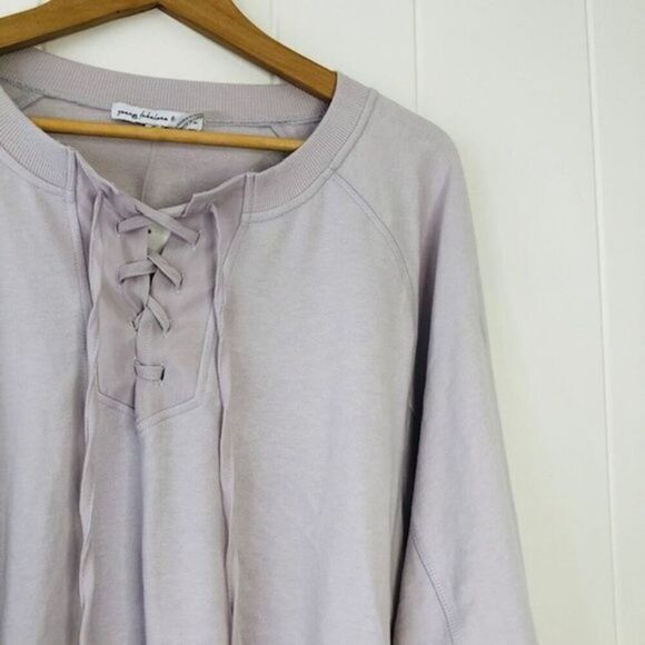 Young Fabulous and Broke Womens Top Payton Crew Sweatshirt Medium - Picture 5 of 9